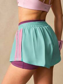 VARSIVA 女士休闲松紧腰宽松运动短裤 - 彩色 - 查看 6