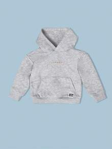 SUMWON Baby Jungen Klassischer Trainingsanzug, passende Kapuzenjacke und Jogginghose Set, warme, gemütliche Winterkleidung, Zweiteiler Outfit für den Herbst - Grau - Übersicht 4