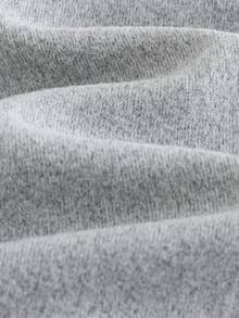 Cozy Pixies Bộ đồ ngủ 4 món cho bé gái, áo len cổ tròn tay dài in họa tiết động vật hoạt hình và quần dài cạp chun co giãn vừa vặn - Nhiều màu - Xem 9