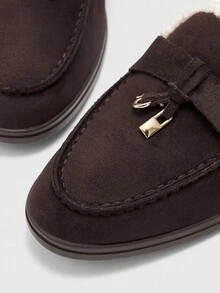 CUCCOO BIZCHIC Women's Casual Slip-On Flat Athletic Sneakers - Chocolate Brown - View 6