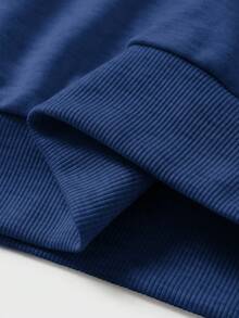 JNSQ JNSQ 2pcs/Set Tween Boy Casual Colorblock Letter Print Loose Fit Hoodie Sweatshirt And Drawstring Waist Sweatpants, Suitable For Autumn, Winter Daily Wear, Outdoor Activities, Vacation, Streetwear, Party And Leisure