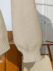 Franclia New Autumn/Winter High-Quality Elegant Versatile Soft White Cardigan For Women