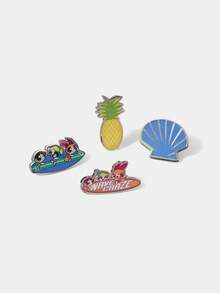 THE POWERPUFF GIRLS X SHEIN Broche pour femme - Multicolore - Voir 3