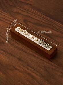 Cirelle 实木珠宝展示托盘 | 手镯和戒指展示/收纳 | 天然木纹 | 多用途珠宝收纳盒 | 观赏和展示道具 | 小型珠宝盒、珠宝书、木质珠宝盒 - 棕色 - 查看 9