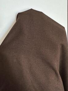 Sunnyshic 女士秋冬度假休闲竹节针织镂空系带褶饰喇叭长袖迷你连衣裙 - 棕色 - 查看 8