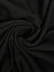 EMERY ROSE Femmes grande taille Pullover ample et décontracté à manches longues, polyvalent pour le port quotidien - Noir - Voir 7