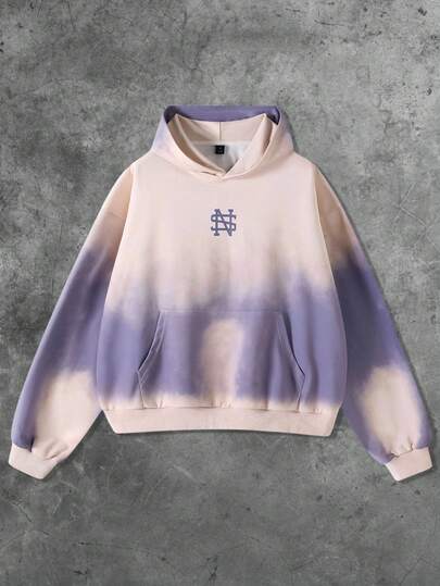 Street Life Herren Hoodie Sweatshirt mit Farbverlauf-Effekt, geeignet für Herbst/Winter