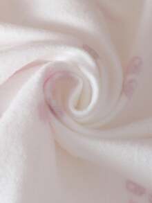 青少年女孩休闲百搭百搭甜美可爱樱桃图案连帽宽松口袋拉链夹克运动衫，秋冬秋季 - 白色 - 查看 7