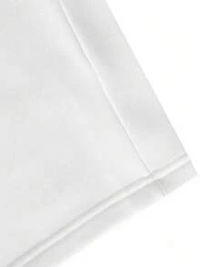 Claim Dot 男式宽松抽绳腰阔腿运动裤 - 白色 - 查看 5