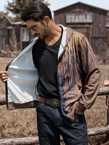 Manfinity Nomadique 1pc Men Brown Brown Sweatshirt Hoodie, Showcasing Personalized, Mature Casual Sports Daily Commute Versatile Holiday Back-To-School, Top Gift Choice For Boyfriend And Husband, Couple Matching, Fall