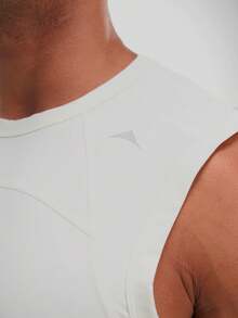ARC Sports Tank Top Workout Tops Workout Tops Gym Top Breathable - Beige - View 4