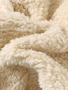 Cozy Pixies Baby Girl/Boy Thick Thermal Lined Hooded Long Sleeve Zip-Up Jacket, Warm Winter Coat - Apricot - View 10