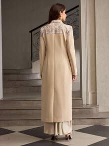 ZEYLAH Abrigos de mujer para otoño/invierno - Albaricoque - Ver 3