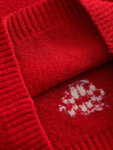 SHEIN Baby Girl Christmas Snowflake Pattern Cute Minimalist Pullover Sweater Fall Winter Winter Christmas Halloween Toddler Cardigan Sweater Autumn Fall Jumpers Sweaters Tops Dress Dresses Christmas Jumper Cozy Pixies Prepcrw Christmas Outfit Halloween  New Born Toddler  Fall Winter Dress Halloween  Romper Stuff Halloween Jumper Jumper Cardigans Shirts White Cardigan Clean Downtown Off The Shoulder Sweater Outfit Sets Pink Sweater Jacket Cute Fall Outfits Outfits Top Maija Christmas Dress  Toddler Fall Dark Purple Skirt Christmas Sweater  Fall Sweaters Unisex White Sweater Vest Skirt Sets - Red - View 13