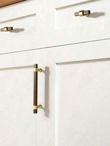 1 件实木橱柜抽屉把手 - 现代简约山毛榉木和黑胡桃木把手，北欧风格衣柜木制旋钮 - 彩色 - 查看 15