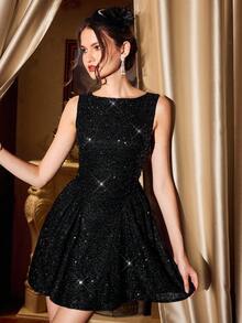 Vintamour Váy ngắn sequin cổ điển thanh lịch cho nữ Váy dự tiệc/ngày lễ Váy cocktail màu đen Váy thanh lịch cho nữ Váy thanh lịch cho tiệc Váy dự tiệc thanh lịch cho nữ Quần áo mùa đông cho nữ Váy mùa đông cho nữ Váy mùa thu cho nữ Váy mùa thu Trang phục Halloween cho nữ Quần áo Halloween cho nữ Quần áo Giáng sinh cho nữ Quần áo Giáng sinh cho nữ Trang phục Giáng sinh cho nữ Váy dự tiệc Giáng sinh Váy sequin Váy lấp lánh Váy đen - màu đen - Xem 5