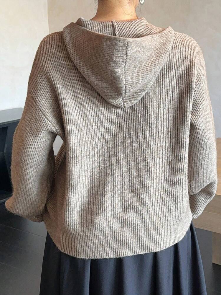 Dazy Plus Plus Size Cardigans Hoodie
