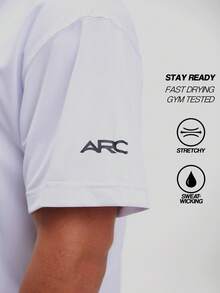Breathable Quick-Dry Lightweight Summer Outdoor Short Sleeve Men Sports Tees - White - View 2