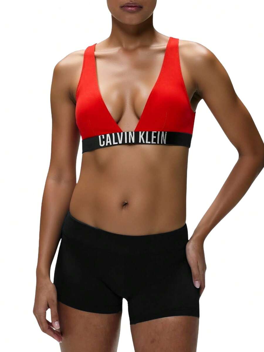 Calvin Klein Women Bikini Tops Flaming Chili - Red - View 1