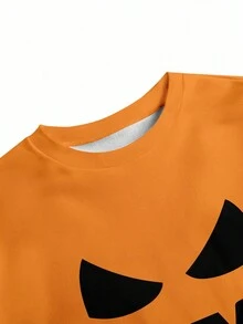 Shutterstock Glamance Women's Halloween Sweatshirt, Pullover Top For Halloween Party, Autumn Women Sweatshirts Orange Sweatshirt Orange Outfit Women Baddie Clothes