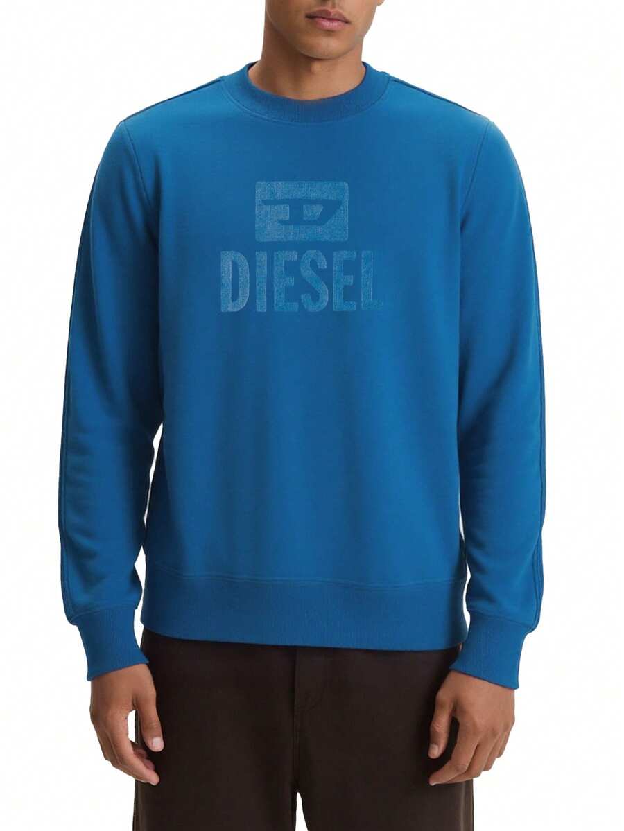 Diesel Men's Sweatshirt Blue - Blå - Visa 1