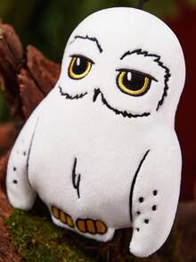 HARRY POTTER X SHEIN 1 件 Hedwig 可爱毛绒吊坠，猫头鹰形状，可挂在包包、钥匙、装饰钥匙扣吊坠上 - 白色 - 查看 5