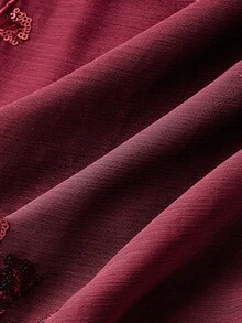 SHEIN MOD 女士酒红色露肩露背串珠刺绣连衣裙，女士秋季连衣裙，连衣裙，冬季连衣裙，女士秋季连衣裙，连衣裙，派对连衣裙，优雅婚纱，正式连衣裙，派对服装，舞会礼服，亮片连衣裙，女士束身连衣裙，感恩节服装，感恩节服装，感恩节服装，连衣裙，感恩节连衣裙，冬季连衣裙，派对连衣裙 - 酒紅色 - 查看 5