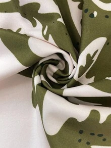 SHEIN Chân váy chữ A họa tiết Paisley hình ô đơn giản thanh lịch dành cho nữ - Nhiều màu - Xem 3