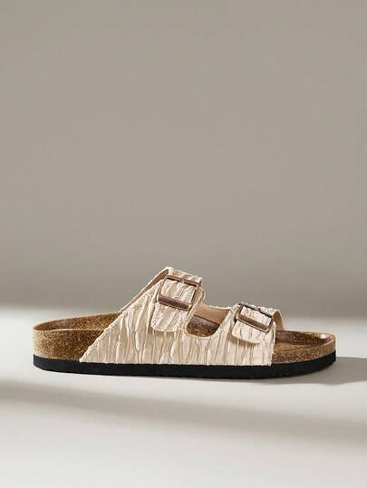 Solecia Women's Fashion Flat Sandals, Summer Beach Vacation Outdoor Slippers