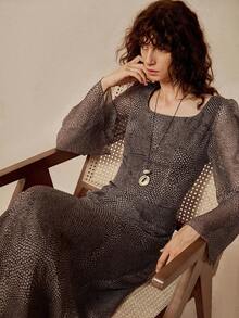 Florisole Modisches Retro-Volldruckkleid für Damen