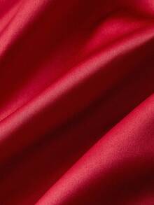 SHEIN MOD Women's Off-Shoulder Red  Maxi Dress,Fall/Winter,Halloween,Nightmare Before  ,Halloween Costume Women ,Party,Elegant, Red Satin Dress, Off Shoulder Dress, Red Formal Dress, Red Tea Length Dress, Red Party Dress,Wedding Guest Dress For Women,Pirate Dress,,Halloween Costumes, Costume - Red - View 4