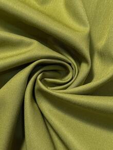 Écloséra Elegant Adjustable Double Waistband Design Pleated Button Women's Dress, Suitable For Autumn Outings - Green - View 3