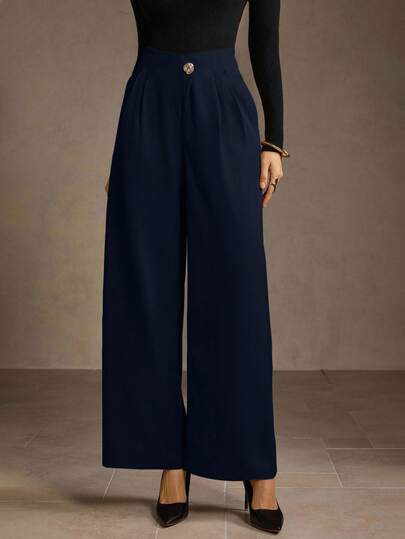 MOTF PREMIUM 褶皱斜口袋裤