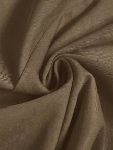 MOTF PREMIUM 褶皱斜口袋裤 - 摩卡棕 - 查看 6