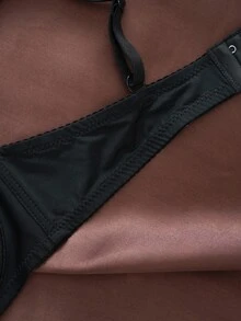 Esselle 1pc Sexy Lace Simple Gather Small Bust Enhancing Underwire Bra