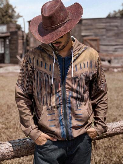 Manfinity Nomadique 1 st Herr Brun Brun Sweatshirt med Huvtröja, Visar Personlig, Mogen Casual Sport Daglig Pendling Mångsidig Helg Tillbaka Till Skolan, Topppresentval För Pojkvän Och Make, Parmatchning, Höst