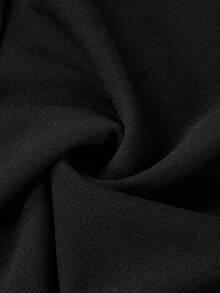 Ellevyn 大码优雅派对亮片和水钻装饰连体裤 - 黑色 - 查看 11