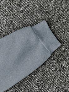 INAWLY 女式万圣节印花长袖圆领运动衫 - 淺灰色 - 查看 4