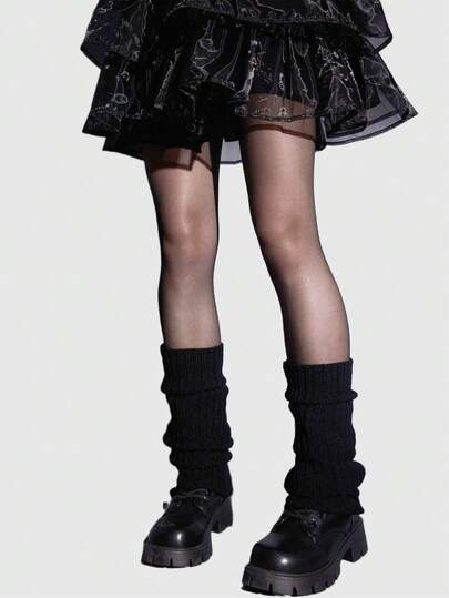 Anime Solid Leg Warmers & Tights