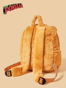 Capybara Plush Dolphin Cute Backpack - Stylish Casual Cartoon-Inspired Fashion Daypack Perfect For Hanging Out, College, Travel, And Daily Use - Multicolor - View 6