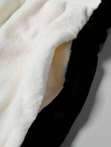 PAVTROS Bộ đồ thể thao nam bằng vải nỉ, áo khoác và quần phối màu tương phản, thích hợp mặc mùa thu/đông. Bộ hai mảnh quần thể thao nam, quần dài và quần ngắn, bộ đồ thể thao màu trắng kiểu Y2K, bộ đồ đen trắng. - Đen và trắng - Xem 6