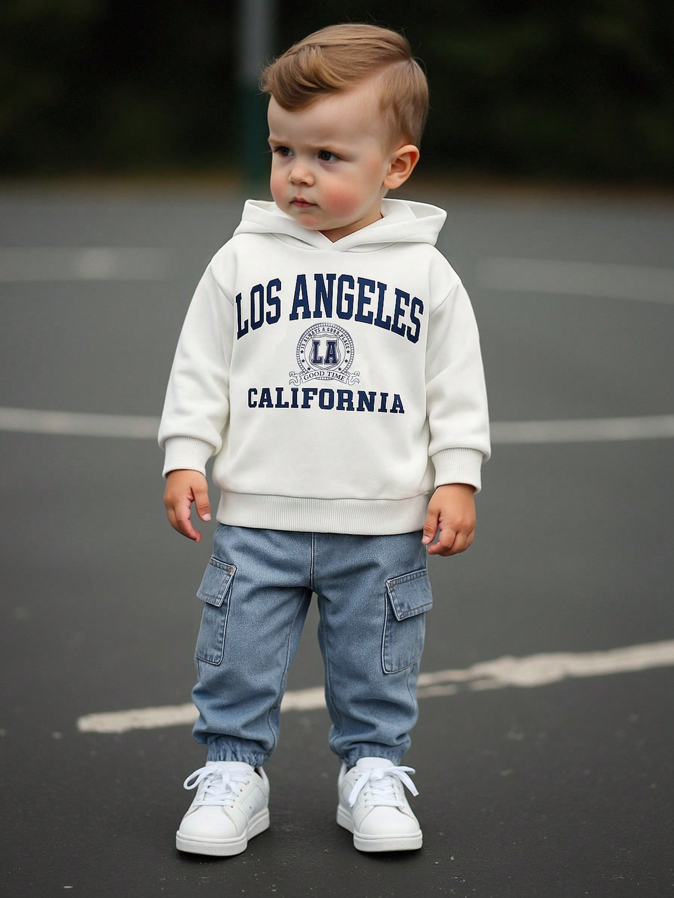 مجموعة ملابس رياضية للأطفال الرضع/الصغار، تشمل 1 ق...