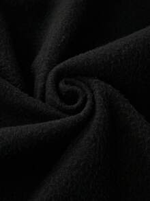 Boys' Baseball Jacket Bomber Coat, Spring/Autumn - Black - View 7