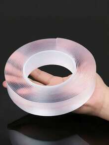 1PC Nano Double-Sided Tape High Viscosity Invisible Adhesive Tape Thick Acrylic Gel Home Bathroom Decor Wall Mounting No Residue Removable Reusable Waterproof For DIY Crafts Office Organization