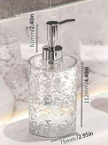 1 件浴室乳液瓶和泡沫瓶，适用于洗发水、沐浴露、护发素、液体肥皂，300ml/400ml 灰白塑料水波纹可再填充空洗发水泵瓶，浴室盥洗用品，易于清洁和使用 - 彩色 - 查看 15