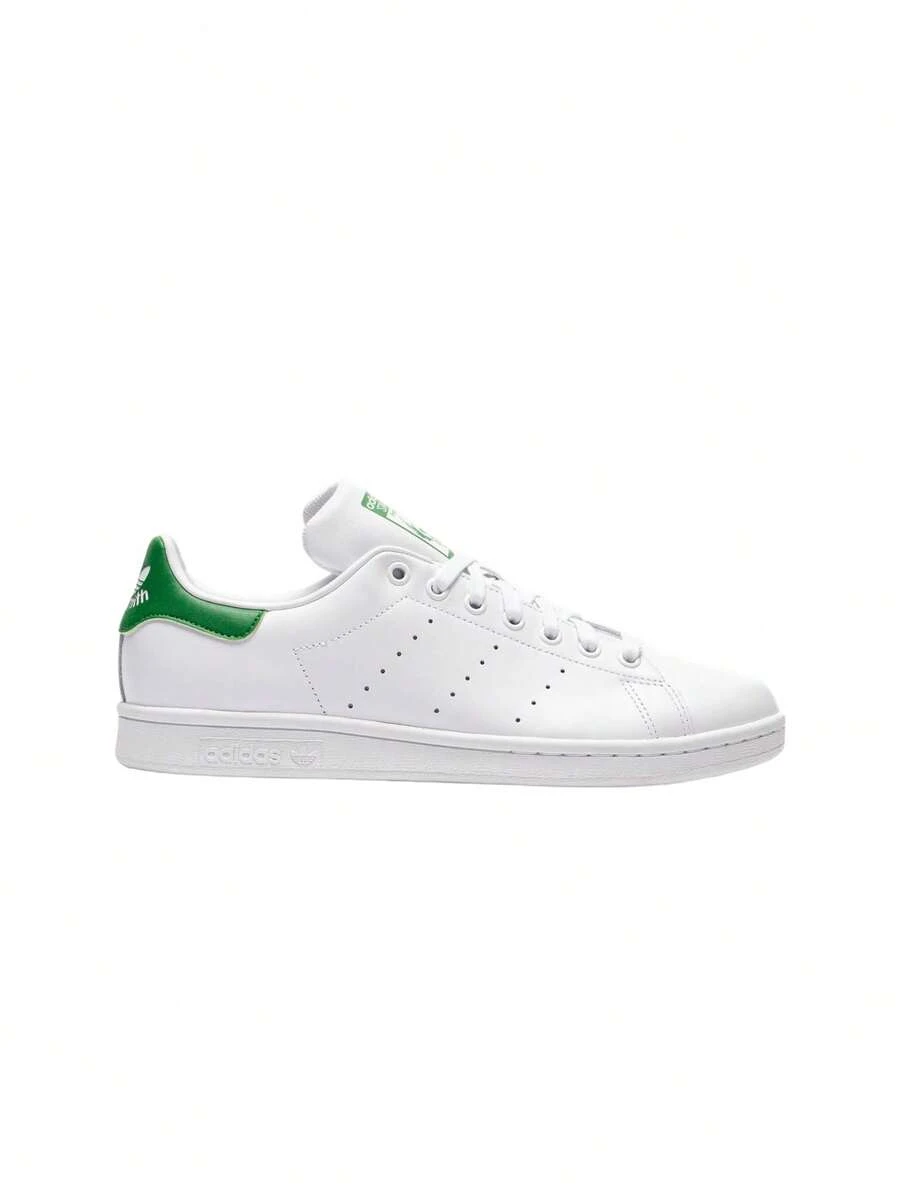 Adidas Unisex Stan Smith Shoes White Green - White - View 1