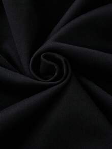 2 件套青少年男孩美式简约英伦印花圆领套头连帽衫和长裤运动服，户外运动