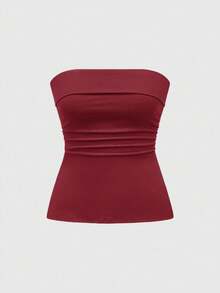ROMWE Grunge Punk Sexy Multi-Piece Black & White Solid Color Crop Top For Women - Multicolor - View 3
