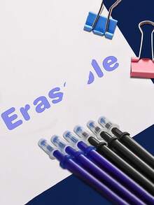 56-Pack Erasable Gel Pens Set With Refills, 0.5mm Thermal Friction Erasable Ink For School Supplies, Back To School, Student Writing Essentials