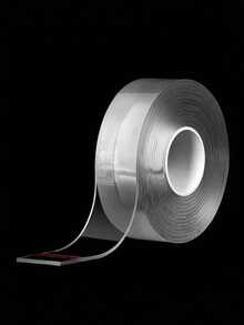 1PC Nano Double-Sided Tape High Viscosity Invisible Adhesive Tape Thick Acrylic Gel Home Bathroom Decor Wall Mounting No Residue Removable Reusable Waterproof For DIY Crafts Office Organization